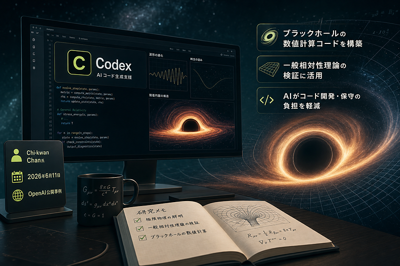 Codexが研究現場でも稼働している