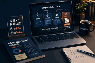LangChain：投資メモ自動生成例公開