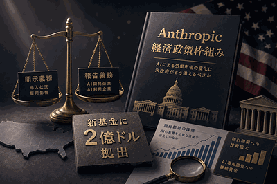 Anthropic：経済政策枠組み公表