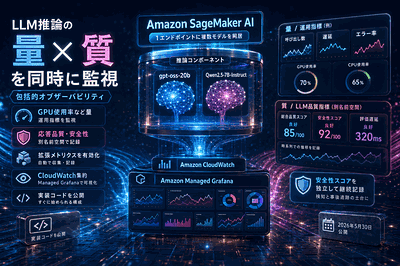 AWS：LLM推論の包括監視を公開