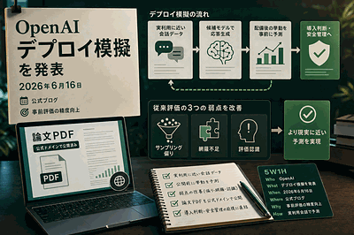OpenAI：デプロイ模擬を発表