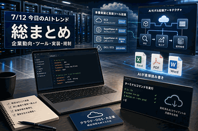 AWS・OpenAI・Google等：本番実装と実装ツール前進