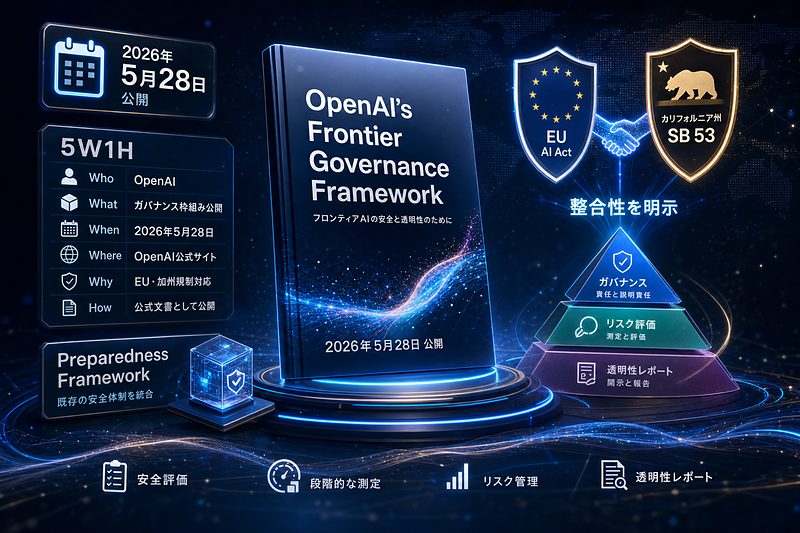 OpenAI：ガバナンス枠組み公開