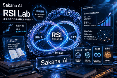 Sakana AI：RSI Lab始動