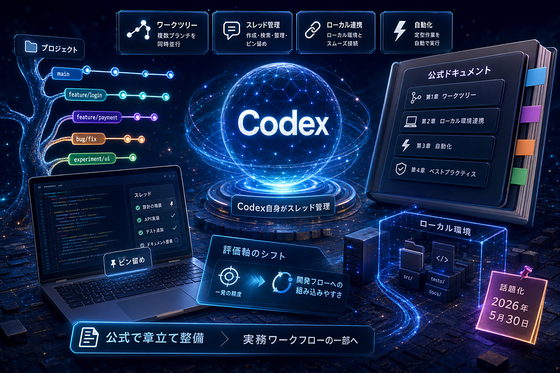 OpenAI：Codex機能文書整備