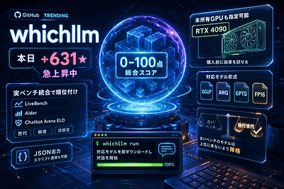 開発者Andyyyy64：ローカルLLM選定CLI公開