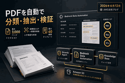 AWS：文書処理の設計手法公開
