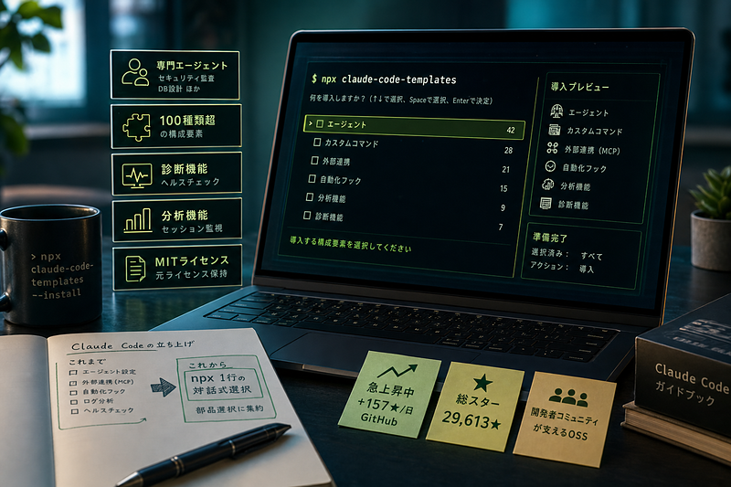 初期設定と設計の手間を削るOSS群
