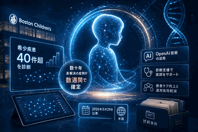 ボストン小児病院とOpenAI：AIで難病診断を短縮