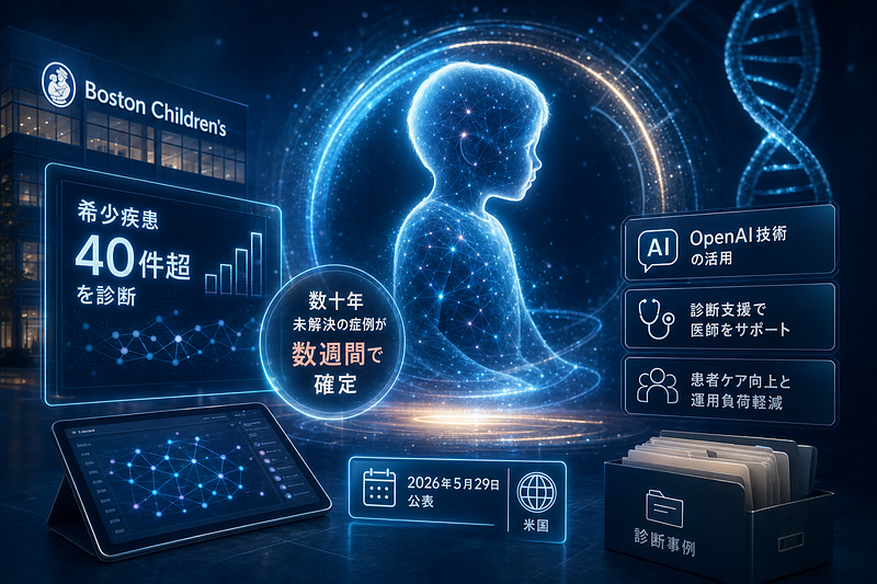 OpenAIとBoston Children's：AIで難病を診断