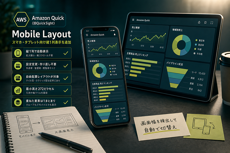 現場でダッシュボードを見る手間が減る