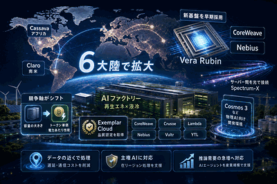 NVIDIAとパートナー各社：AI専用クラウド拡大