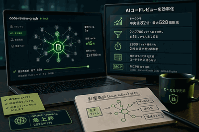 AIのコード読み過ぎを止める。トークン82倍削減ツール