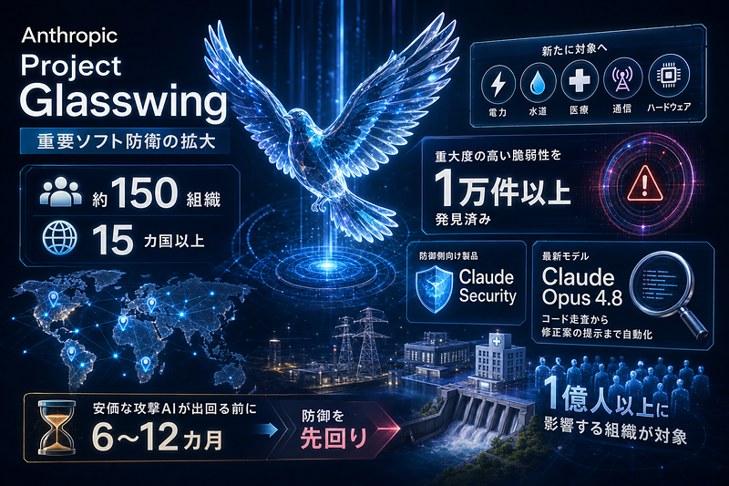 Glasswing拡大は『AI防御の量産化』のサイン