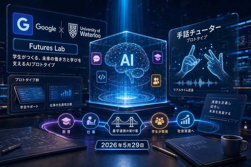 Googleとウォータールー大：AI試作品を公開
