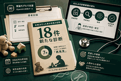 OpenAIと研究チーム：希少疾患18件を診断