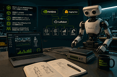 NVIDIAとHugging Face：モデルをLeRobotに統合