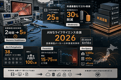 AWSと医療機器各社：本番運用事例を公開