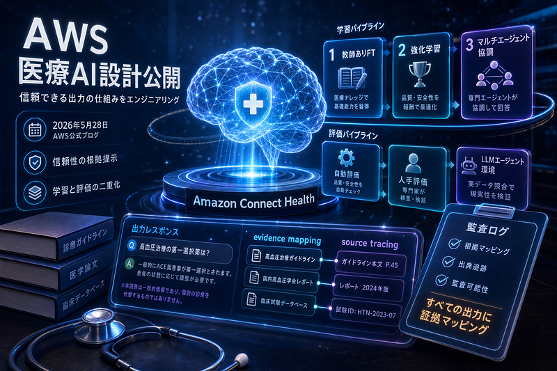 AWS：医療AI設計公開