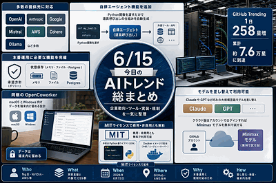 Ng氏・NVIDIA・AWS等：実装基盤と内製化OSS群