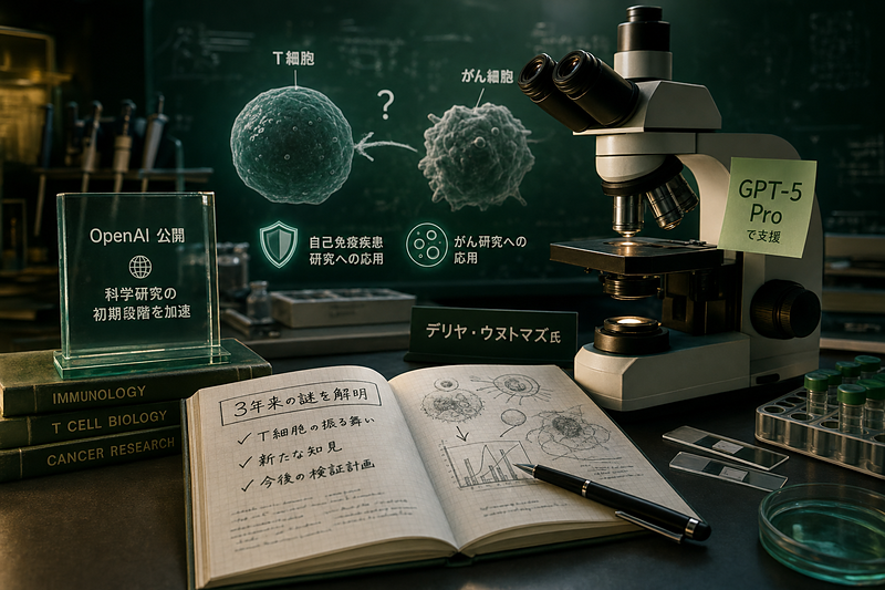 汎用LLMが研究の仮説生成を担った検証済み事例