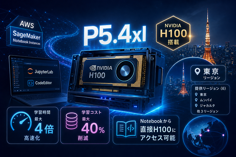 AWS：P5.4xl GA提供