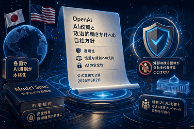 OpenAI：政策関与の原則表明
