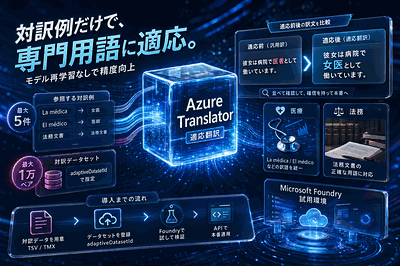 Microsoft：適応翻訳を追加