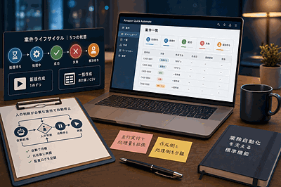 AWS：案件管理を標準搭載