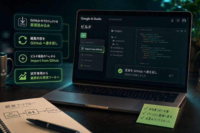 試作の往復を減らすGitHub双方向同期