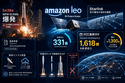 Amazon / AWS：Leo配備が遅延