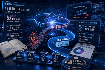 物理学者とClaude Code：AI科学ソフト開発検証