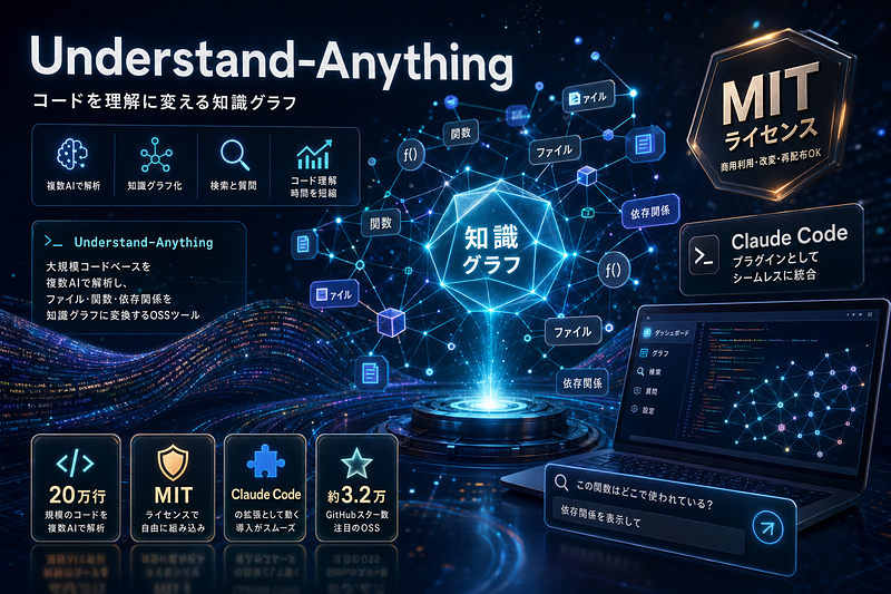 OSS開発者：コード知識グラフ化ツール公開