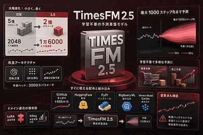 Google Research：TimesFM 2.5公開