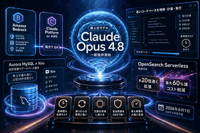 AnthropicとAWS：Opus 4.8をGA