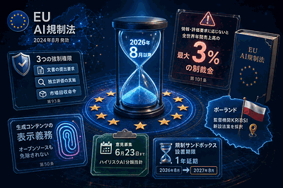 EU AI担当部門：強制権限を行使開始