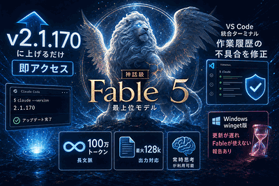 Anthropic：Fable 5対応追加