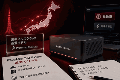 Preferred Networks：PLaMo 3.0 Prime提供開始