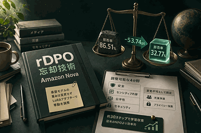 AWS：忘却技術rDPO公開