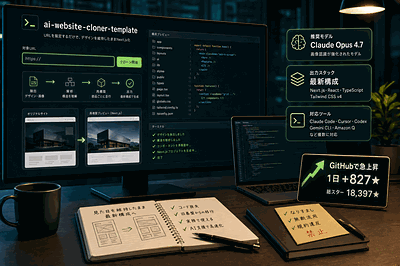 JCodesMore：サイト複製OSS急上昇