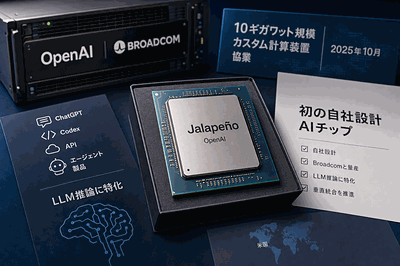 OpenAIとBroadcom：初の自社AIチップ発表