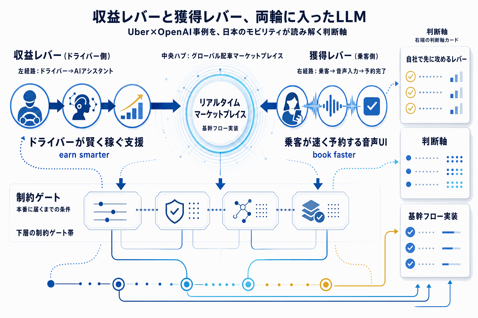 Uber、OpenAIで収益最適化と音声予約を全世界展開の本文内説明図