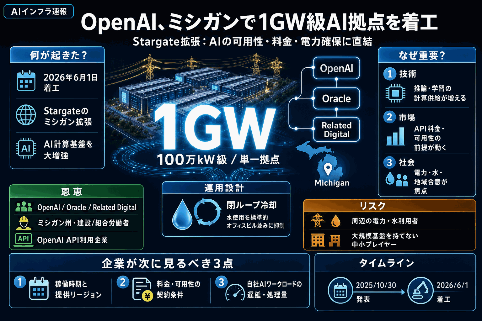 1GW級拠点が着工