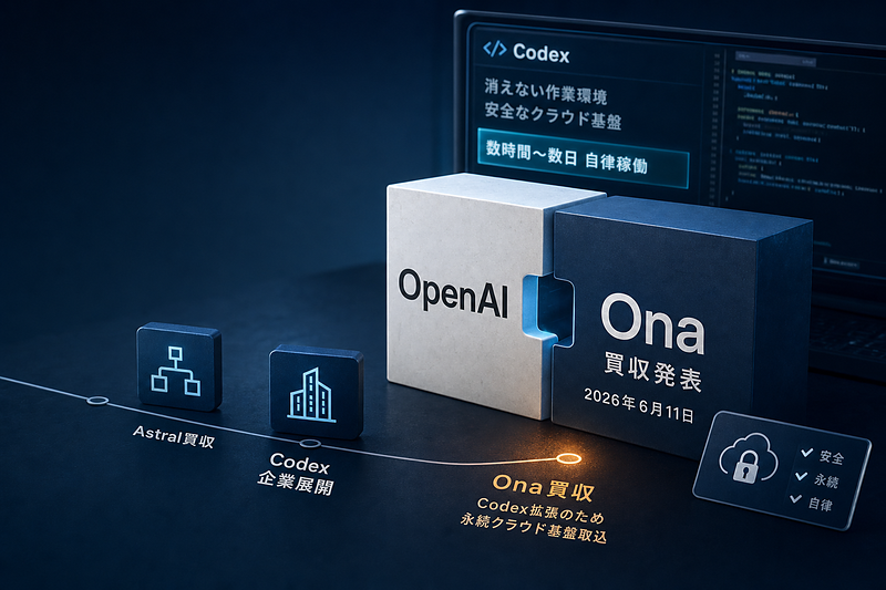 OpenAIがコーディングエージェントの基盤を買収