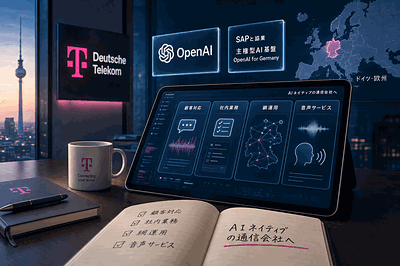 独テレコムとOpenAI：全社にAI導入