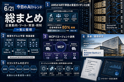 AWS・Adobe・Mistral・OpenAI・Google等：エージェント本番実装と運用基盤