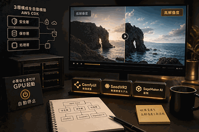 AWS / ByteDance Seed：動画高解像度化実装公開