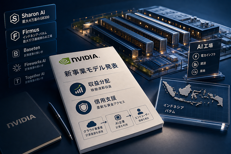 NVIDIAが計算供給を収益連動モデルへ